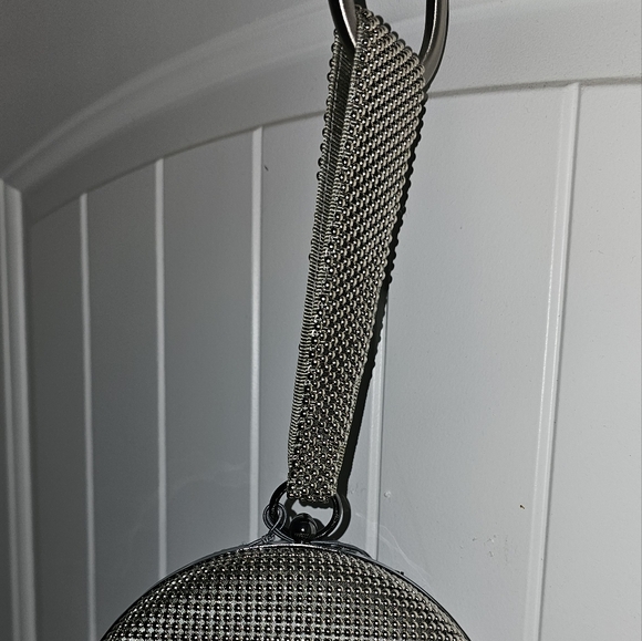 WHITING & DAVIS CANTEEN EVENING WEDDING CROSSBODY WRISTLET HANDBAG - Picture 3 of 7